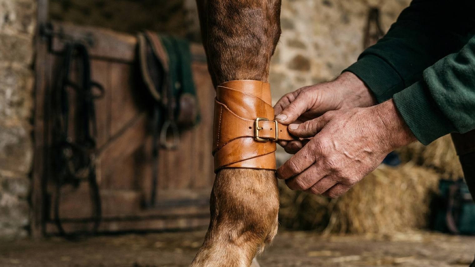 The leather leg wrap for horses: what is it really for?