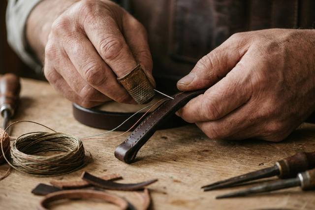 La broderie sur cuir : un savoir-faire de sellier